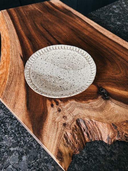 Fluted Dessert Plate