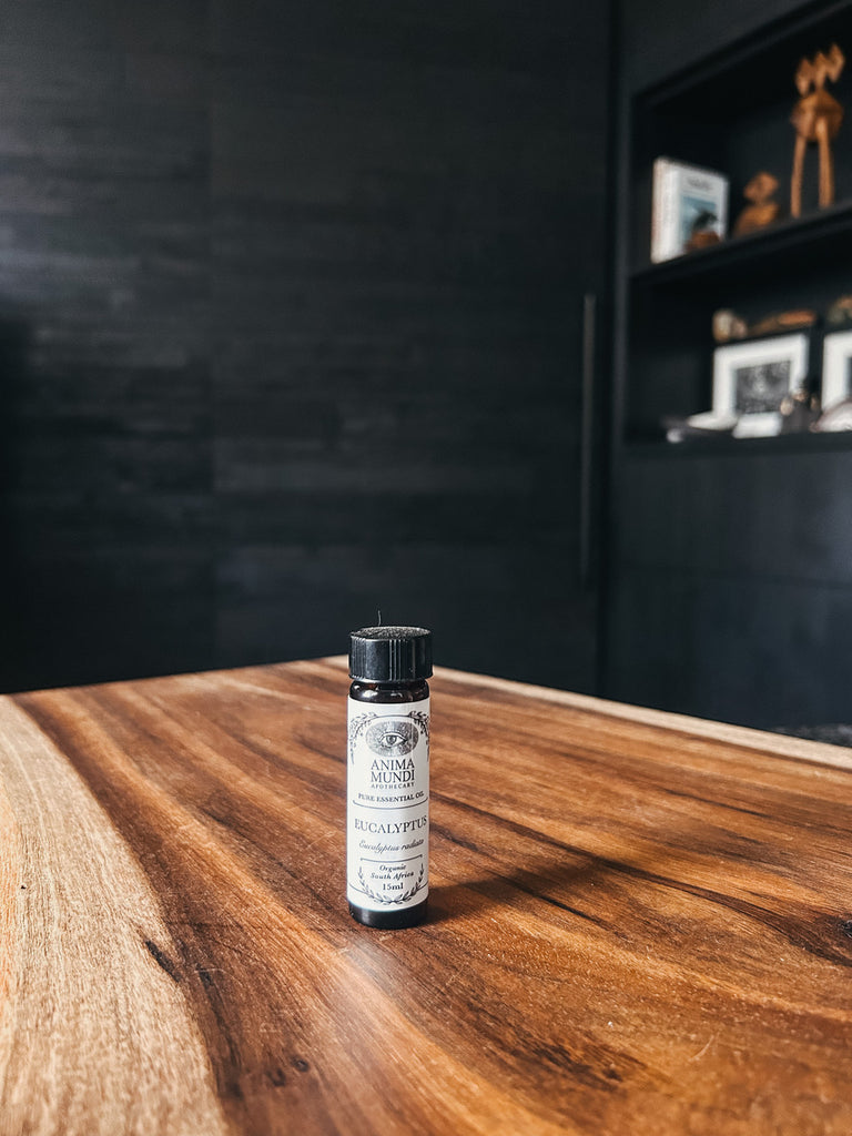 Eucalyptus essential oil by Anima Mundi.