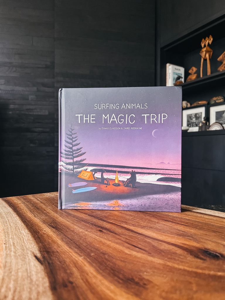 The children’s book Magic Trip featuring playful, dreamlike illustrations.